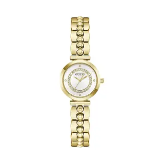 Guess Leena - Dames Horloge - Zilverkleurig Met Band