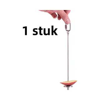 1 Artikel - Fruitvork Voor Vogels - Roestvrij Staal - Benodigdheden Voor Vogels - Hangende Voerbak - Papegaai - 19 Cm