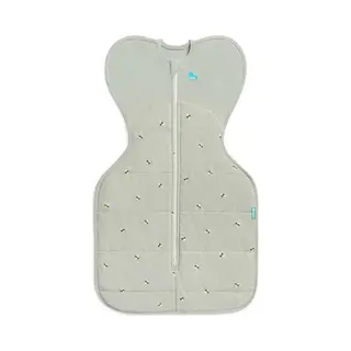 Love To Dream™ Babyslaapzak Swaddle Up™ - Inbakeren - Baby 0-3 Maanden - 3.5-6 Kg - Winter - 2.5 Tog – Olive Bees