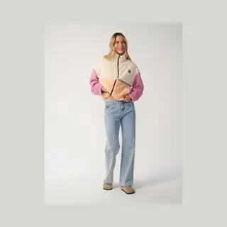 Ripcurl Women's Rip Curl Womens Surf Revival Heritage Polar Full Zip Fleece - White - Size, 10/8