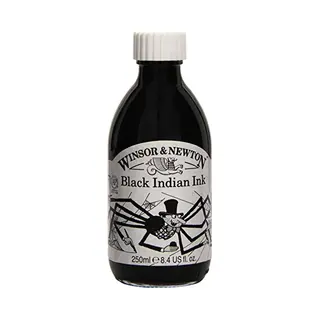 Winsor & Newton - Hobby Inkt - Oost Indische Inkt - Zwart - 250ml