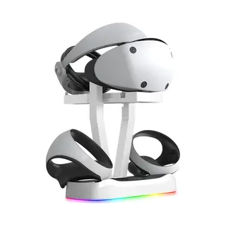 PlayCool Oplaadstation - Voor Ps VR2 Headset & Controllers - Snellader - Met Led Indicatoren - Oplader Voor Controllers - Accessoires - Oplaadstation