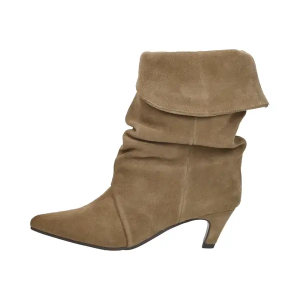 Shoecolate Enkellaarsjes Hak Enkellaarsjes Hak - Taupe - Maat 39 thumbnail