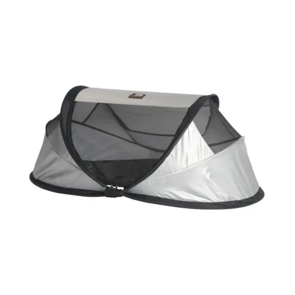 Deryan Travel Cot Baby Luxe babyschaduwtent Polyethyleen Zilver thumbnail