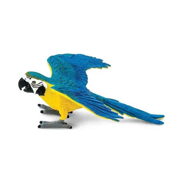 Safari Speeldier Blauwvleugelara 10 X 9 Cm Geel/blauw thumbnail