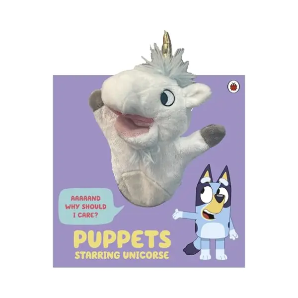 Penguin Random House Children's Uk Bluey, Puppets, Starring Unicorse , A Puppet Play Book thumbnail
