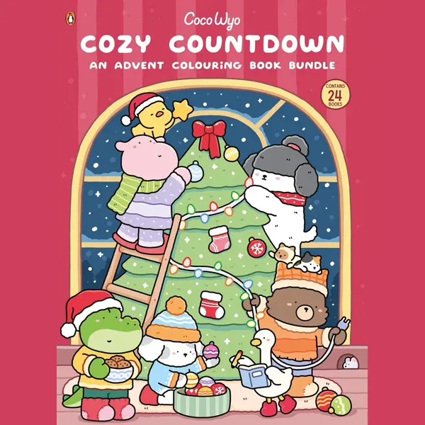 Penguin Books Ltd (Uk) Coco Wyo, Cozy Countdown - An Advent Colouring Book Bundle thumbnail