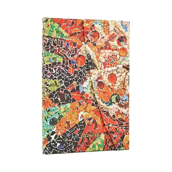 Paperblanks Gaudi`s Sun Mini 18-month Horizontal Hardcover Flexi Dayplanner 2025-2026 thumbnail