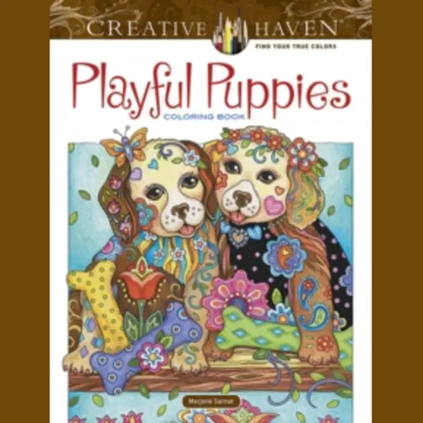 Dover Publications Inc. Creative Haven Playful Puppies Coloring Book thumbnail