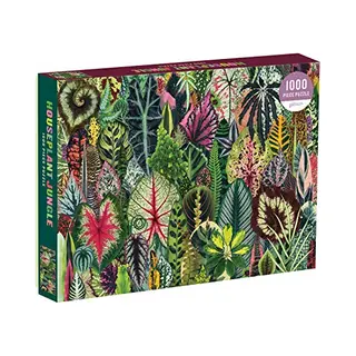 Galison Houseplant Jungle Puzzel - 1000 Stukjes - Kamerplantenbladeren