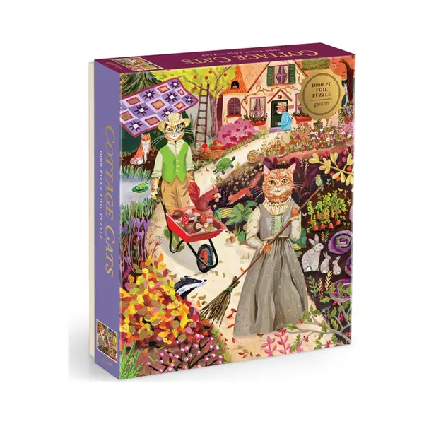 Cottage Cats 1000 Piece Foil Puzzle thumbnail