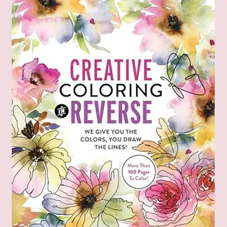 Chartwell Coloring Books- Creative Coloring In Reverse