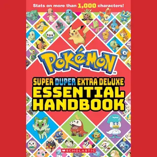 Pokemon- Pokémon Super Duper Extra Deluxe Essential Handbook