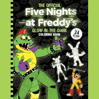 Five Nights At Freddy's- Five Nights At Freddy's Glow In The Dark Coloring Book