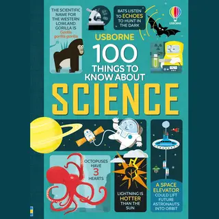 Usborne Publishing 100 Things to Know About Science boek 128 pagina's