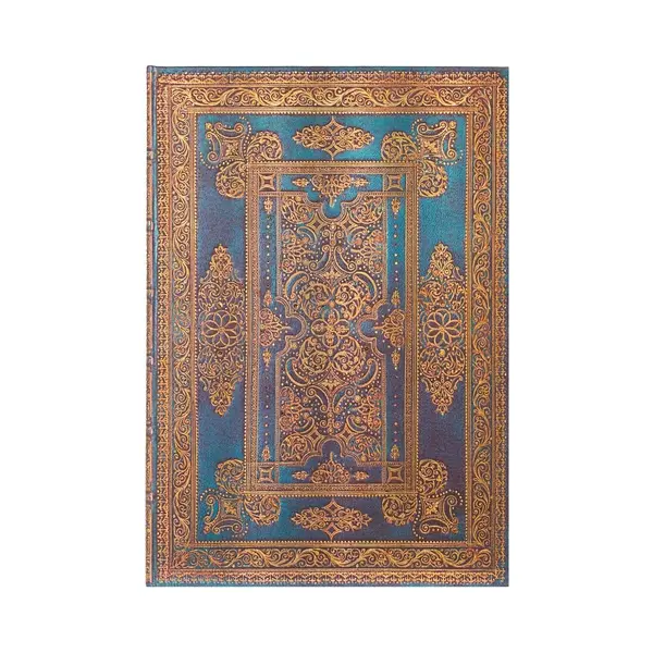 Luxe Design- Blue Luxe (Luxe Design) Grande Unlined Hardback Journal (Elastic Band Closure) thumbnail