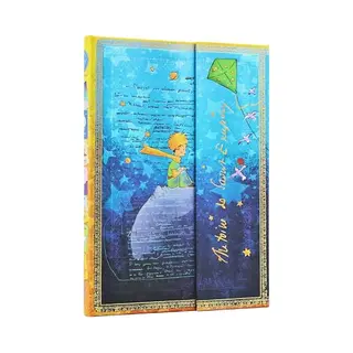 Paperblanks Saint-Exupéry, The Little Prince (Embellished Manuscripts Collection) Midi Lined Hardcover Journal (Wrap Closure)