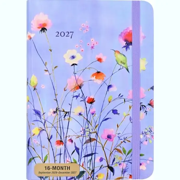 Peter Pauper Lavender Wildflowers Compact Diary 16-mnds 2027 thumbnail