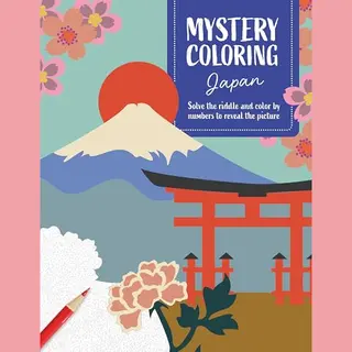 David & Charles Mystery Coloring Japan , Solve The Riddle And Color By Numbers To Reveal The Picture
