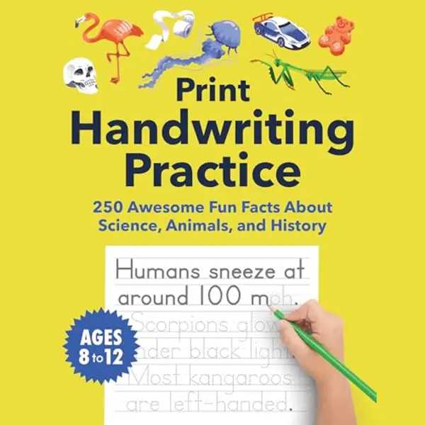 Blue Star Press Print Handwriting Practice For Kids 8-12 , 250 Awesome Fun Facts About Science, Animals, And History thumbnail