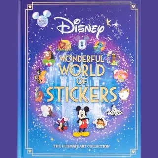 Collectible Art Stickers- Disney Wonderful World Of Stickers