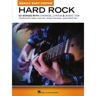 Hard Rock - Really Easy Guitar, 22 Songs With Chords, Lyrics, & Basic Tab