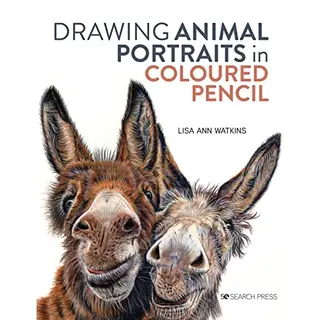 Lisa Ann Watkins Drawing Animal Portraits In Coloured Pencil