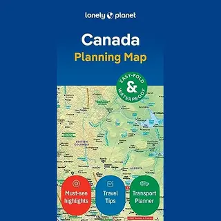Lonely Planet Global Limited Lonely Planet Canada Planning Map