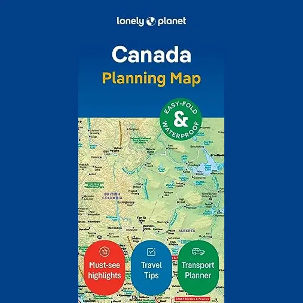Lonely Planet Global Limited Lonely Planet Canada Planning Map thumbnail