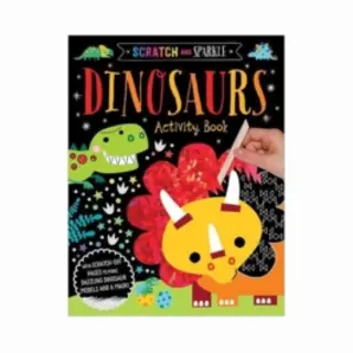 Make Believe Ideas Scratch And Sparkle - Dinosaurs Activity Book