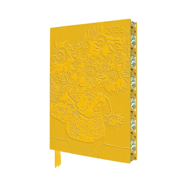 Flame Tree Gift Vincent Van Gogh – Sonnenblumen – Tischkalender 2026, Original Flame Tree Publishing Din A5-Format Exquisit Tischkalender Mit Softcovereinband thumbnail