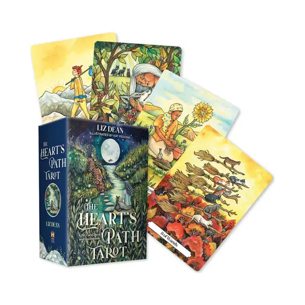 The Heart's Path Tarot, A 78-Card Deck And Guidebook thumbnail