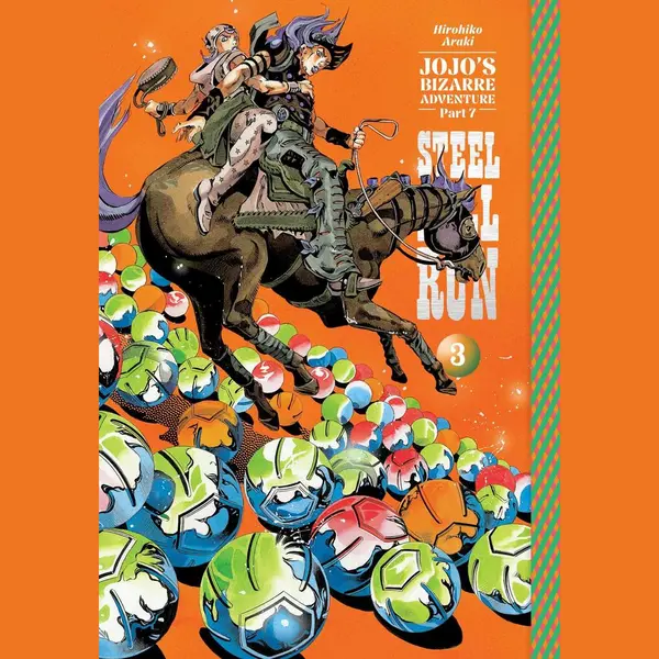 Hirohiko Araki JoJo's Bizarre Adventure, Part 7 - Steel Ball Run, Vol. 3 Hardback Book thumbnail