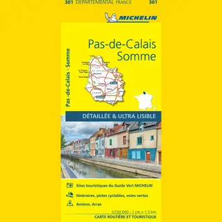 Pas De Calais / Somme 11301 Carte ' Local ' ( France ) Michelin Kaart