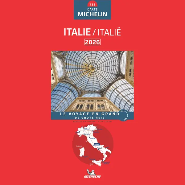 Italie ItaliË 11735 2026, Wegenkaart 1, 1 000 (Nationale Kaarten Michelin) thumbnail