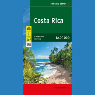 unbekannt Costa Rica, Straßenkarte, 1, 400.000, Freytag & Berndt, Wegenkaart Schaal 1, 400.000 (freytag & Berndt Auto + Freizeitkarten)