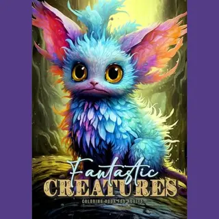Fantastic Creatures Coloring Book For Adults