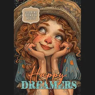 Happy Dreamers Coloring Book For Adults