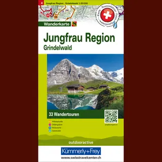 Hiking Maps With Tours- Jungfrau Region / Grindelwald