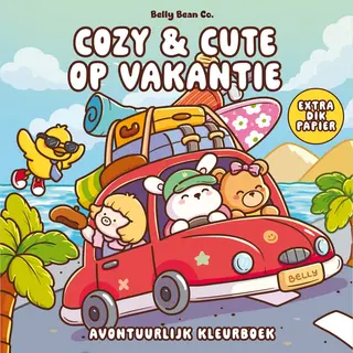 Cozy & Cute Kleurboek Belly Bean Co. - Cozy & Cute Op Vakantie