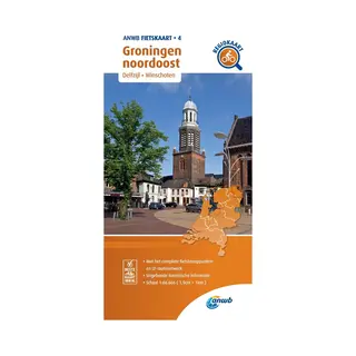 Anwb Fietskaart 4 - Fietskaart Groningen Noordoost 1, 66.666
