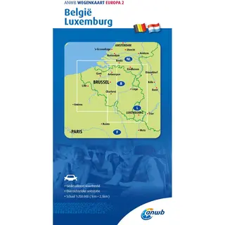 Anwb Wegenkaart - Anwb*Wegenkaart Europa 2. België/Luxemburg