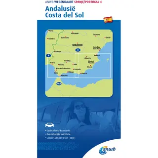 Wegenkaart- Andalusia / Costa Del Sol Road Map