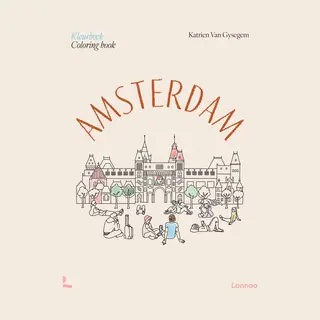 Kleurboek Amsterdam I Coloring Book Amsterdam