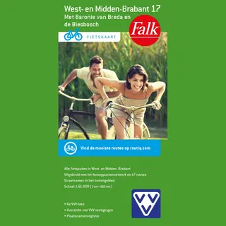 Falkplan Fietskaart - Fietskaart 17. West - Midden Brabant