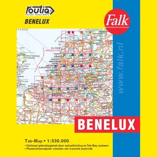Falkplan Wegenatlas - Benelux Routiq