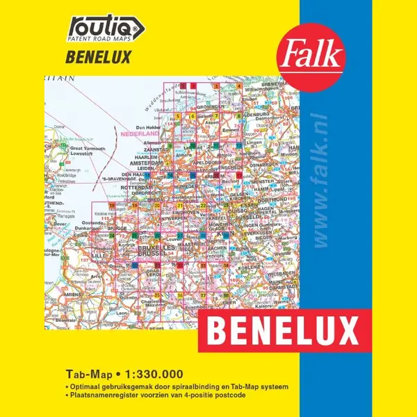 Falkplan Wegenatlas - Benelux Routiq thumbnail