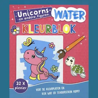 Waterkleuren - Waterkleurblok Unicorns