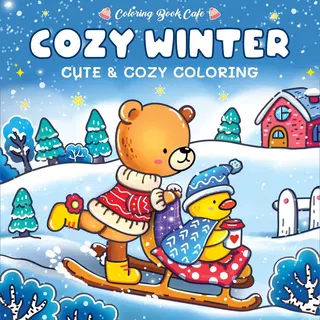 Cozy - Kleurboek Voor Volwassenen - Schattige Dieren En Knusse Scènes
