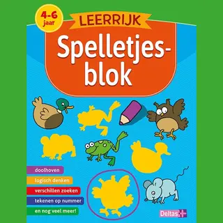 Leerrijk Spelletjesblok 4-6 Jaar